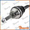 Demi-Arbre de Transmission MTM gauche pour FIAT | 30-0377, 22897